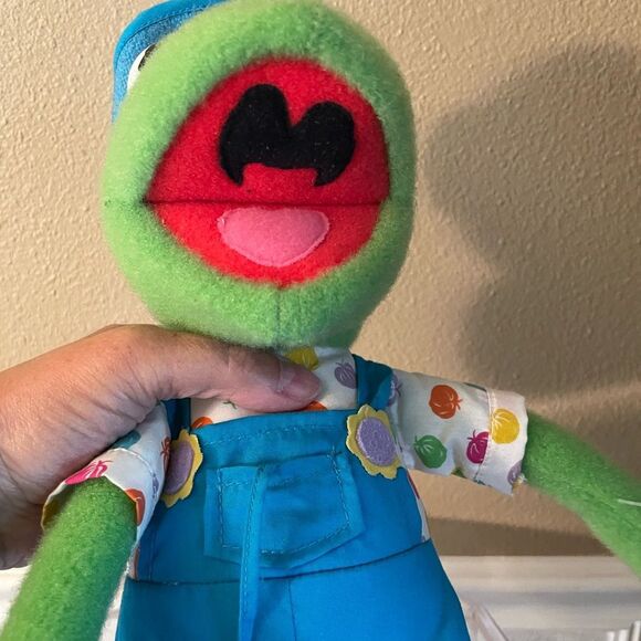 1993 Kermit The Frog Spring Duckie 18 inch Plush Frog - Picture 13 of 16